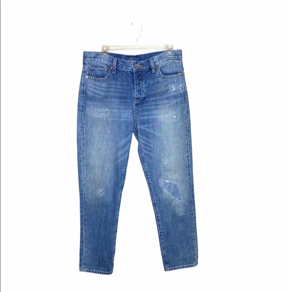 Lucky Brand Sienna Slim Boyfriend Distressed Jeans